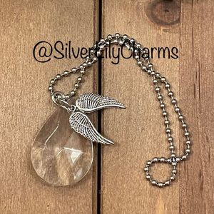 Angel Wings Car Mirror Charm